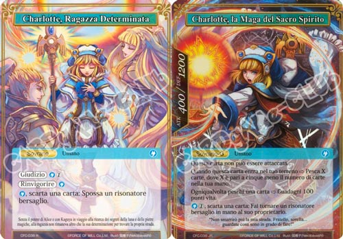 CFC1-IT038 Charlotte, Ragazza Determinata/Charlotte, la Maga del Sacro Spirito rara normale (IT) -NEAR MINT-