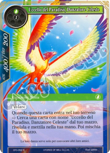 CFC1-IT052 Uccello del Paradiso, Danzatore Celeste rara normale (IT) -NEAR MINT-