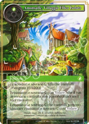 CFC1-IT063 Amonsulle, Villaggio Elfico Isolato non comune normale (IT) -NEAR MINT-
