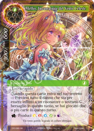 CFC1-IT065 Melfee, Incantatrice del Vento Celeste super rara normale (IT) -NEAR MINT-