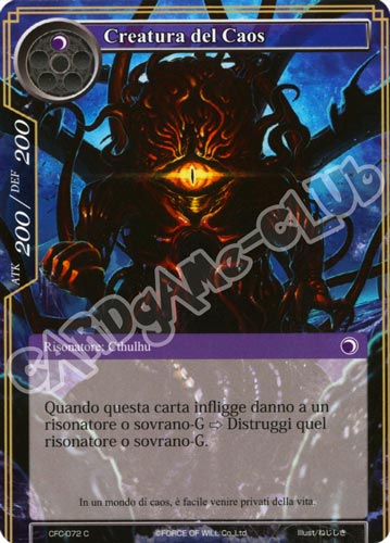 CFC1-IT072 Creatura del Caos comune normale (IT) -NEAR MINT-