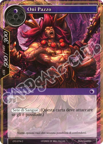 CFC1-IT074 Oni Pazzo comune normale (IT) -NEAR MINT-