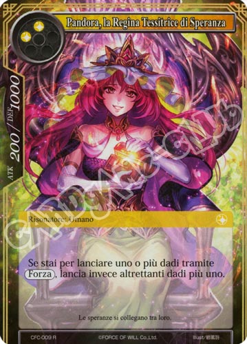 CFC1-IT009 Pandora, la Regina Tessitrice di Speranza rara parallel (IT) -NEAR MINT-