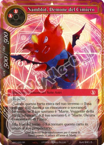 CFC1-IT020 Namblot, Demone del Cimiero super rara parallel (IT) -NEAR MINT-
