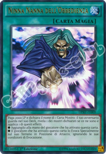 DPRP-IT009 Ninna Nanna dell'Obbedienza ultra rara 1a edizione (IT) -NEAR MINT-