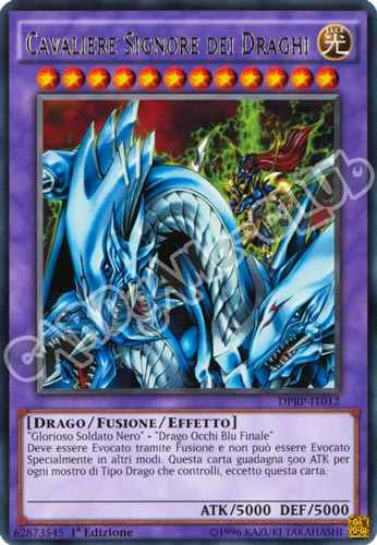 DPRP-IT012 Cavaliere Signore dei Draghi rara 1a edizione (IT) -NEAR MINT-