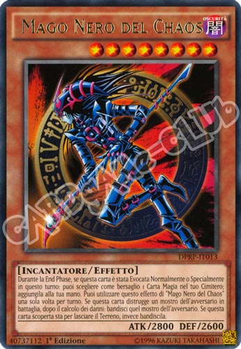 DPRP-IT013 Mago Nero del Chaos rara 1a edizione (IT) -NEAR MINT-
