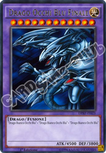 DPRP-IT025 Drago Occhi Blu Finale rara 1a edizione (IT) -NEAR MINT-