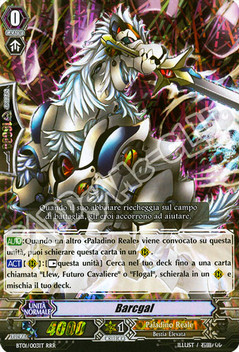 BT01-IT003 Barcgal tripla rara foil (IT) -NEAR MINT-