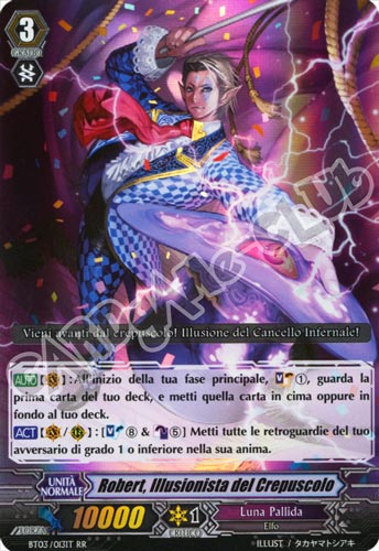 BT03-IT013 Robert, Illusionista del Crepuscolo doppia rara foil (IT) -NEAR MINT-