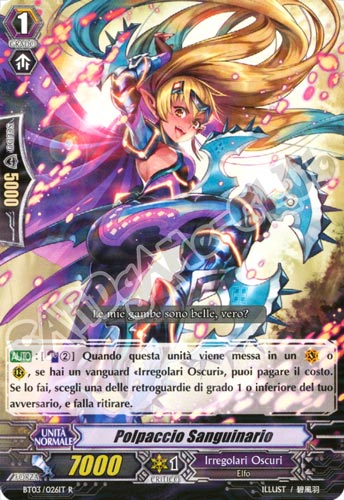 BT03-IT026 Polpaccio Sanguinario rara foil (IT) -NEAR MINT-