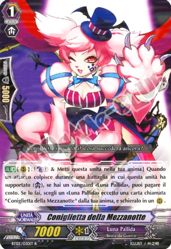 BT03-IT030 Coniglietta della Mezzanotte rara foil (IT) -NEAR MINT-