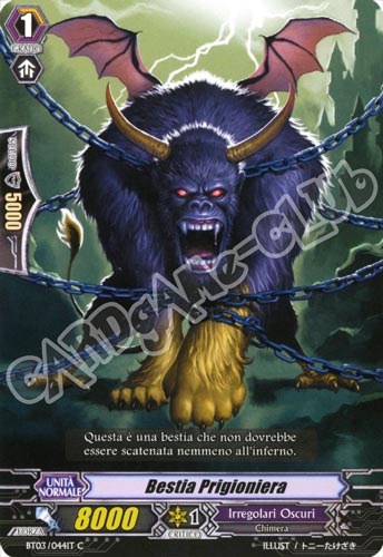 BT03-IT044 Bestia Prigioniera comune normale (IT) -NEAR MINT-