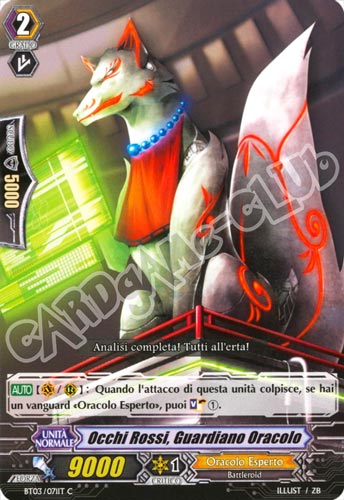 BT03-IT071 Occhi Rossi, Guardiano Oracolo comune normale (IT) -NEAR MINT-