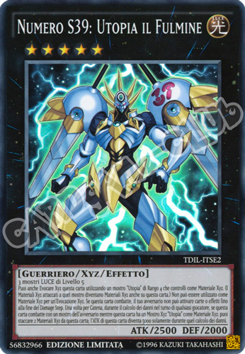 TDIL-ITSE2 Numero S39: Utopia il Fulmine super rara Edizione Limitata (IT) -NEAR MINT-