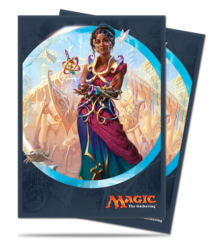 Proteggi carte standard pacchetto da 80 bustine Kaladesh Saheeli Rai 0/75