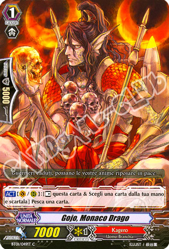 BT01-IT049 Gojo, Monaco Drago comune normale (IT) -NEAR MINT-