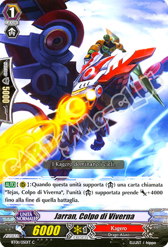 BT01-IT050 Jarran, Colpo di Viverna comune normale (IT) -NEAR MINT-