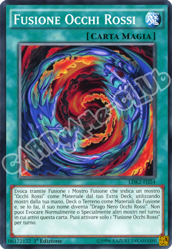 LDK2-ITJ24 Fusione Occhi Rossi comune 1a Edizione (IT) -NEAR MINT-