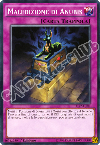 LDK2-ITJ40 Maledizione di Anubis comune 1a Edizione (IT) -NEAR MINT-