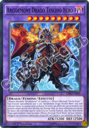LDK2-ITJ42 Arcidemone Drago Teschio Nero comune 1a Edizione (IT) -NEAR MINT-