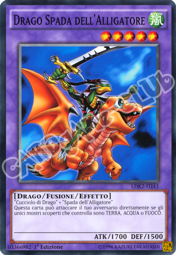 LDK2-ITJ43 Drago Spada dell'Alligatore comune 1a Edizione (IT) -NEAR MINT-