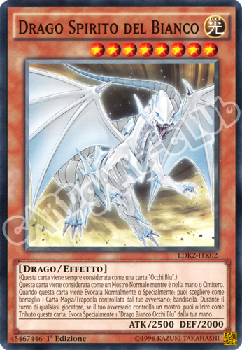 LDK2-ITK02 Drago Spirito del Bianco comune 1a Edizione (IT) -NEAR MINT-