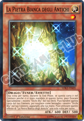 LDK2-ITK05 La Pietra Bianca degli Antichi comune 1a Edizione (IT) -NEAR MINT-