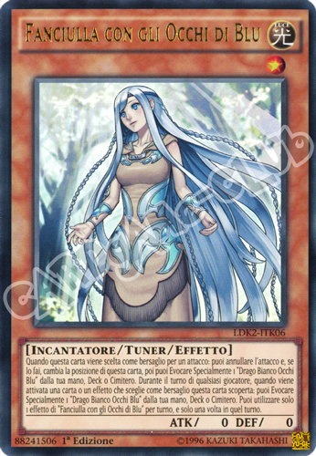 LDK2-ITK06 Fanciulla con gli Occhi di Blu ultra rara 1a Edizione (IT) -NEAR MINT-