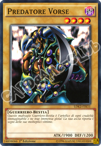 LDK2-ITK11 Predatore Vorse comune 1a Edizione (IT) -NEAR MINT-