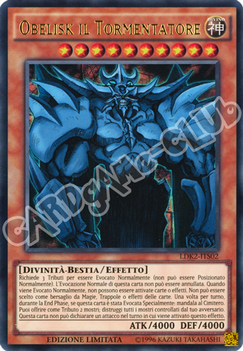 LDK2-ITS02 Obelisk il Tormentatore ultra rara Edizione Limitata (IT) -NEAR MINT-