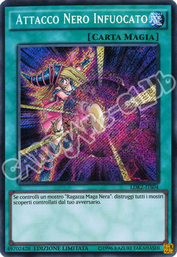 LDK2-ITS04 Attacco Nero Infuocato rara segreta Edizione Limitata (IT) -NEAR MINT-