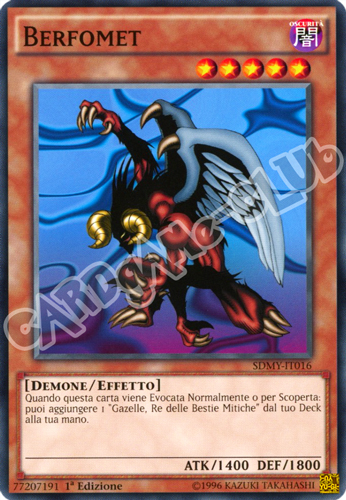 SDMY-IT016 Berfomet comune 1a edizione (IT) -NEAR MINT-