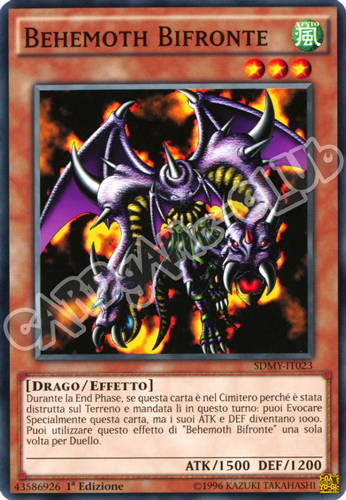 SDMY-IT023 Behemoth Bifronte comune 1a edizione (IT) -NEAR MINT-