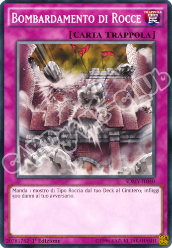 SDMY-IT040 Bombardamento di Rocce comune 1a edizione (IT) -NEAR MINT-
