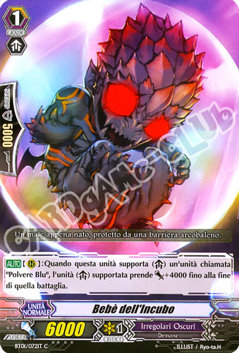 BT01-IT072 Bebe' dell'Incubo comune normale (IT) -NEAR MINT-