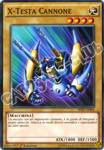 SDKS-IT005 X-Testa Cannone comune 1a edizione (IT) -NEAR MINT-