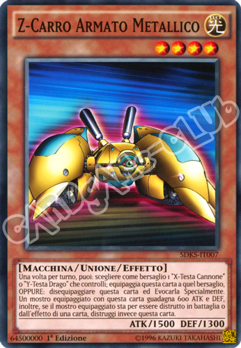 SDKS-IT007 Z-Carro Armato Metallico comune 1a edizione (IT) -NEAR MINT-