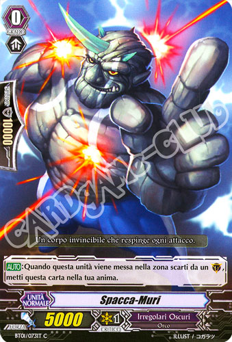 BT01-IT073 Spacca-Muri comune normale (IT) -NEAR MINT-