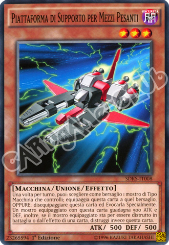 SDKS-IT008 Piattaforma di Supporto per Mezzi Pesanti comune 1a edizione (IT) -NEAR MINT-
