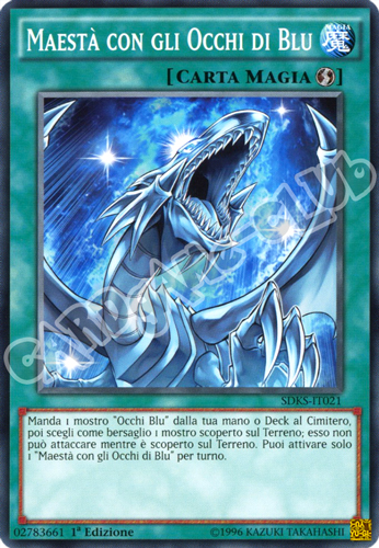 SDKS-IT021 Maesta' con gli Occhi di Blu comune 1a edizione (IT) -NEAR MINT-