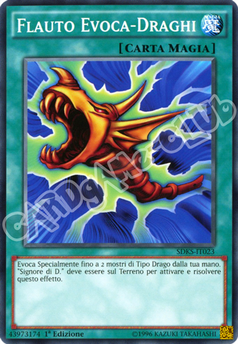 SDKS-IT023 Flauto Evoca-Draghi comune 1a edizione (IT) -NEAR MINT-