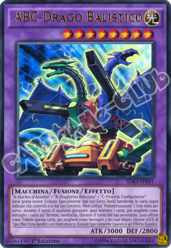 SDKS-IT041 ABC-Drago Balistico ultra rara 1a edizione (IT) -NEAR MINT-