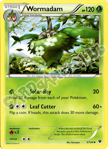 003 / 124 Wormadam non comune normale (EN) -NEAR MINT-