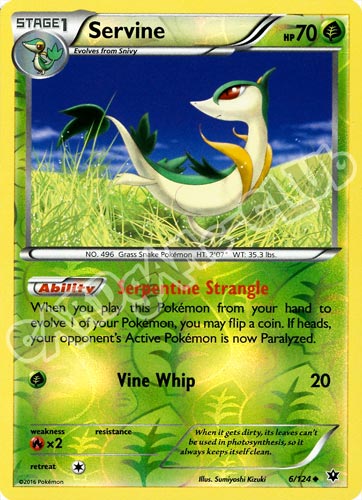 006 / 124 Servine non comune foil reverse (EN) -NEAR MINT-