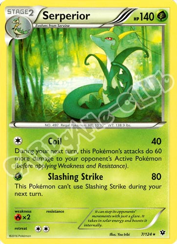 007 / 124 Serperior rara normale (EN) -NEAR MINT-