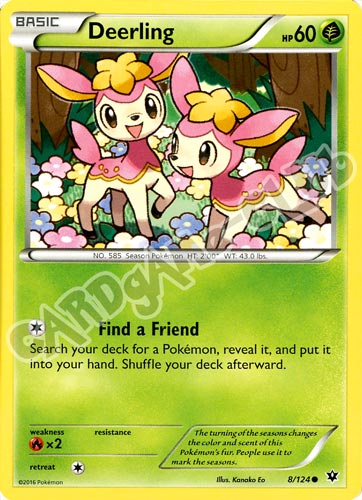 008 / 124 Deerling comune normale (EN) -NEAR MINT-