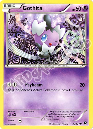 032 / 124 Gothita comune normale (EN) -NEAR MINT-