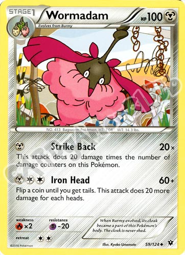 059 / 124 Wormadam non comune normale (EN) -NEAR MINT-