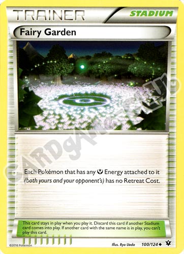100 / 124 Fairy Garden non comune normale (EN) -NEAR MINT-